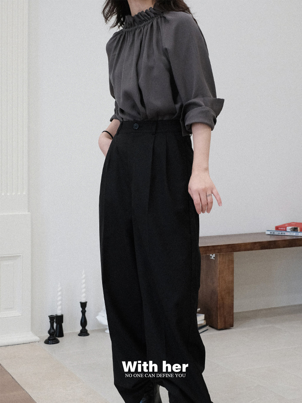 Classic Black Loose Trousers