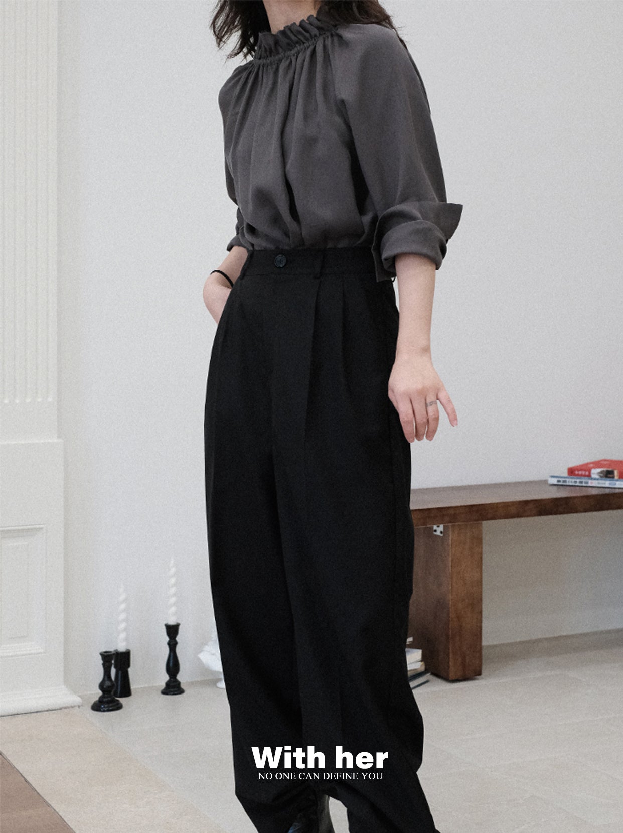 Classic Black Loose Trousers