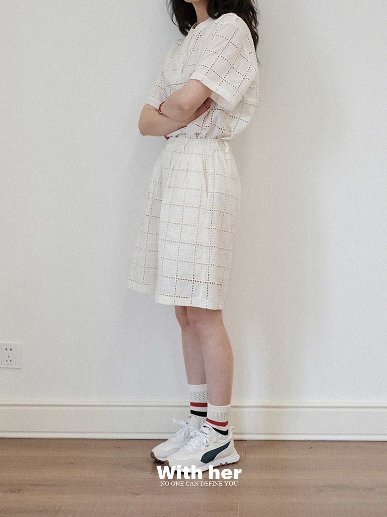 Unisex Classic Grid Shorts