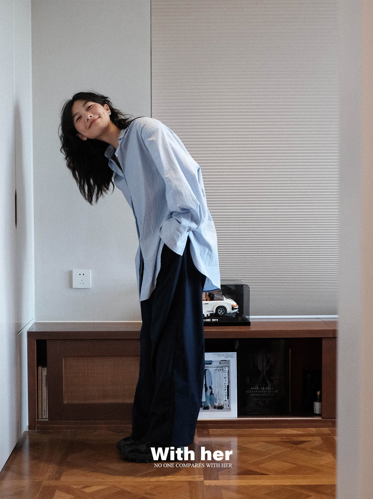 Original Oversized Striped Blouse