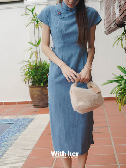 Eastern Azure Cheongsam