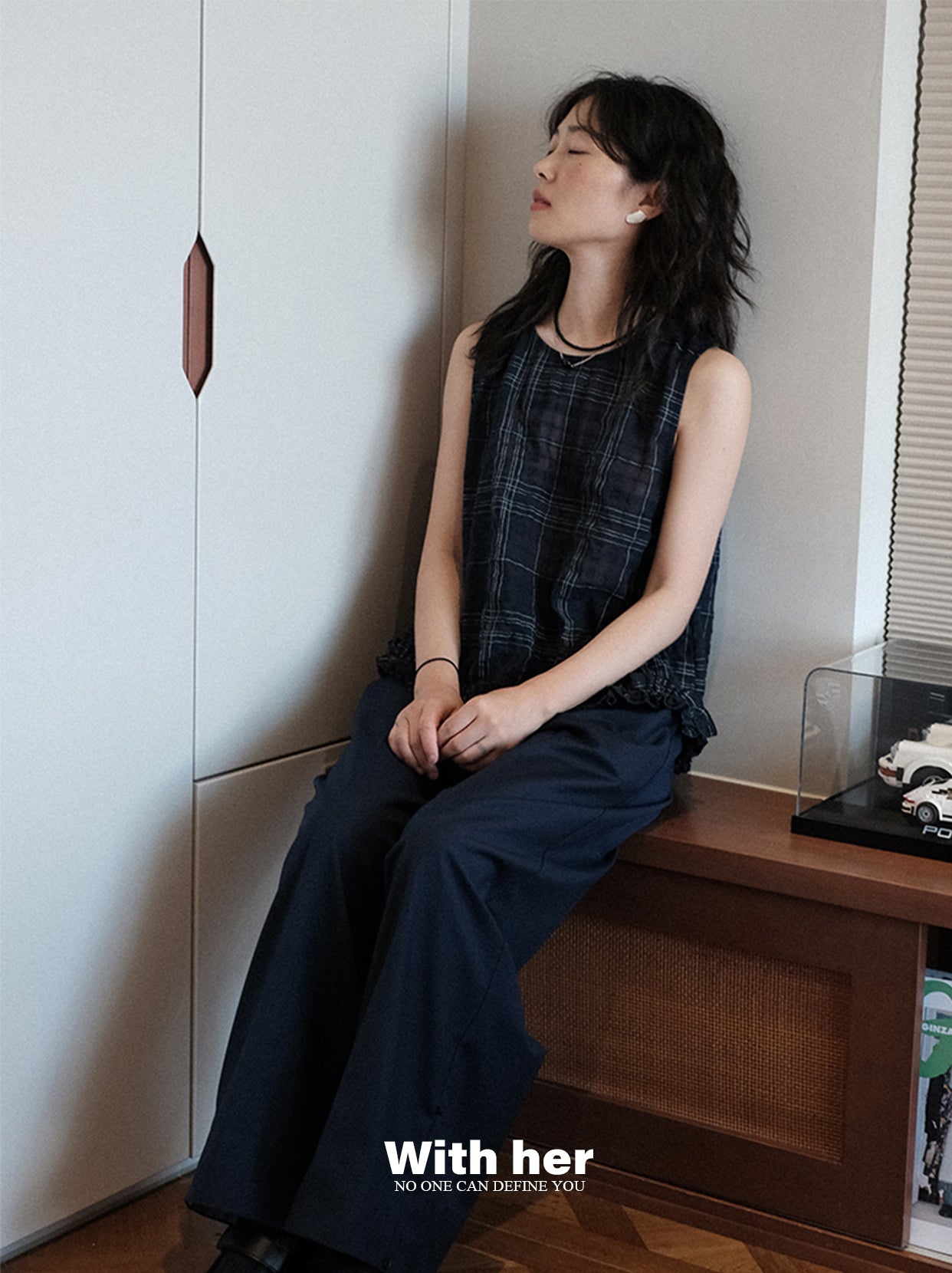 Original Plaid Sleeveless Top