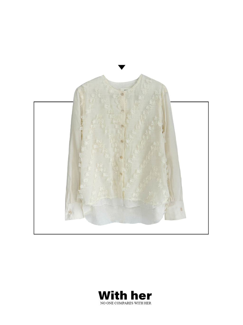 Tassel White Sleeve Shirt