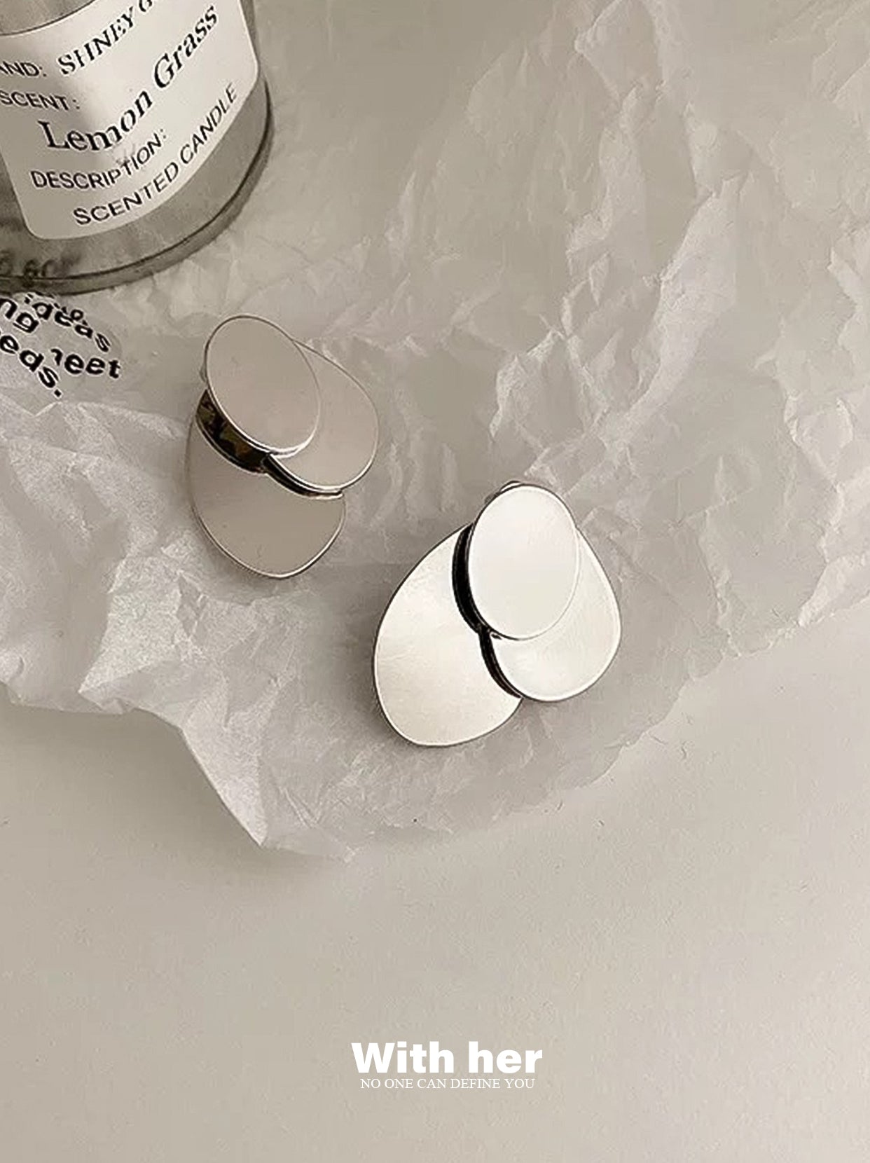 Lustrous Teardrop Earrings