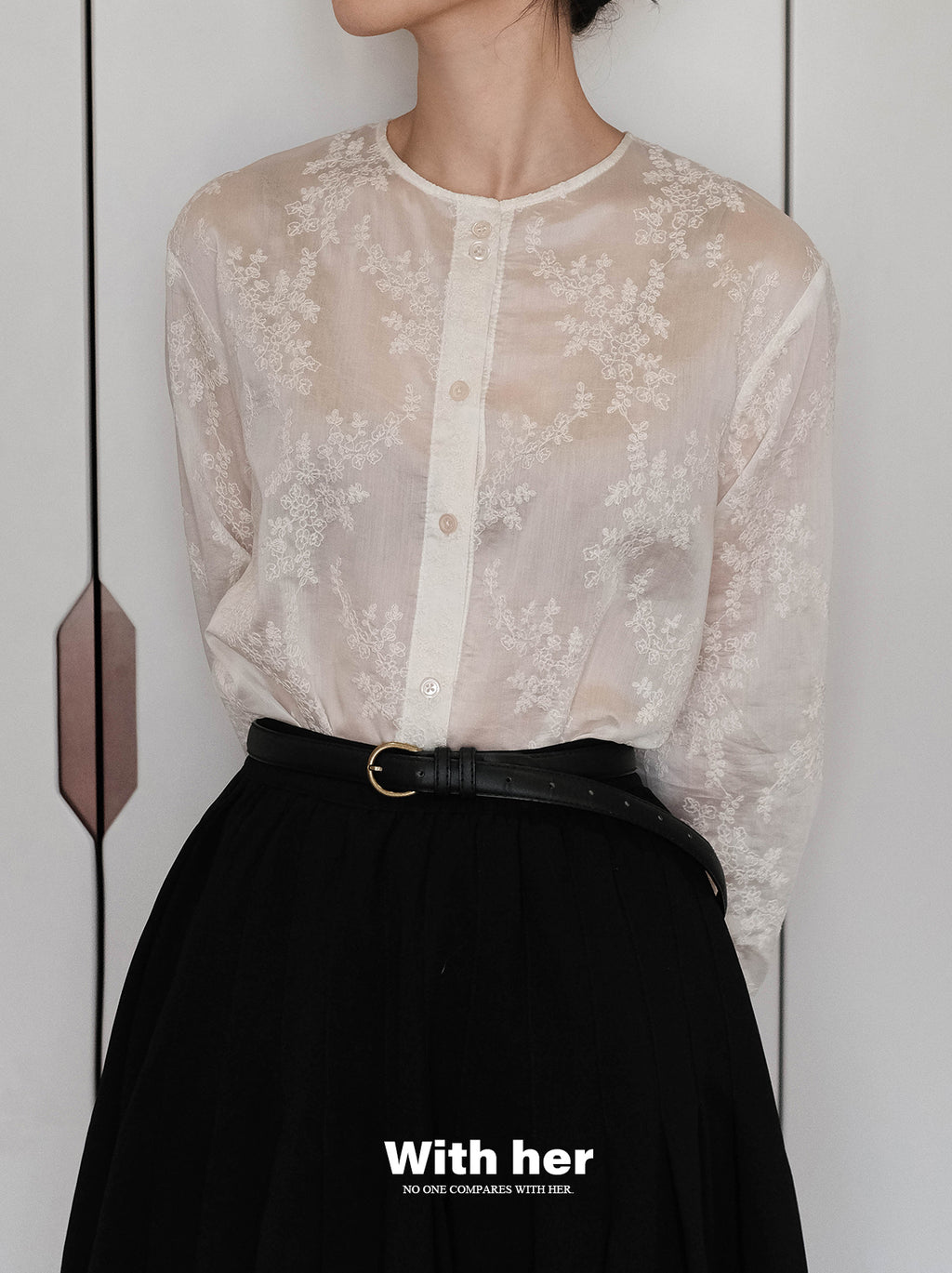 Original Lace Embroidered Shirt
