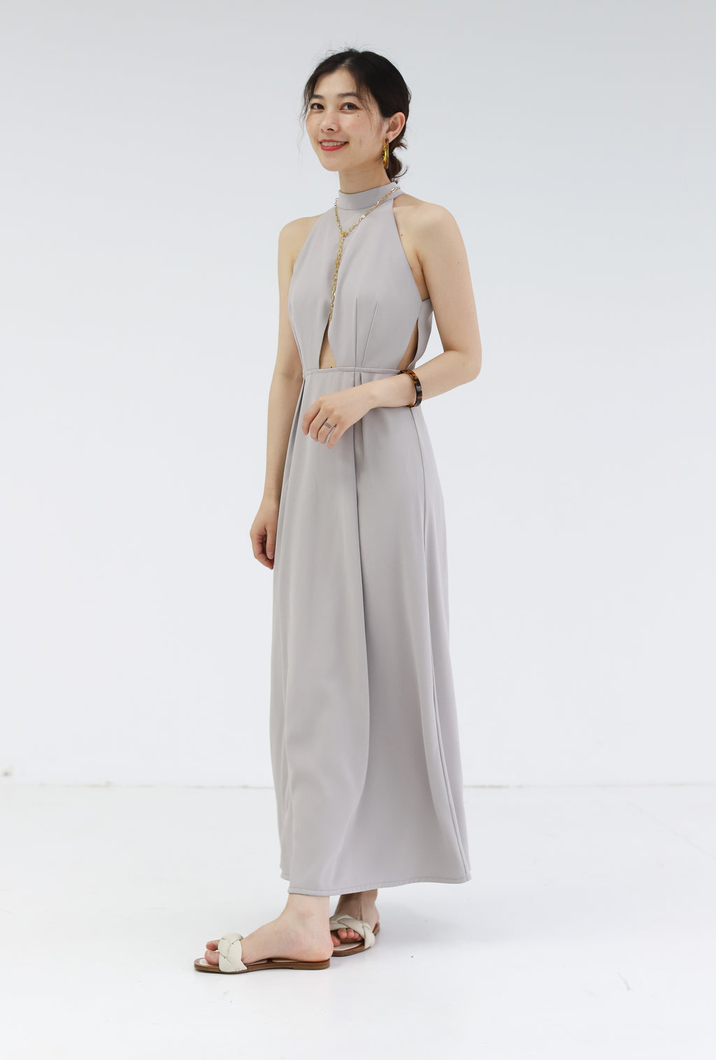 Original Halter neck Midriff Dress