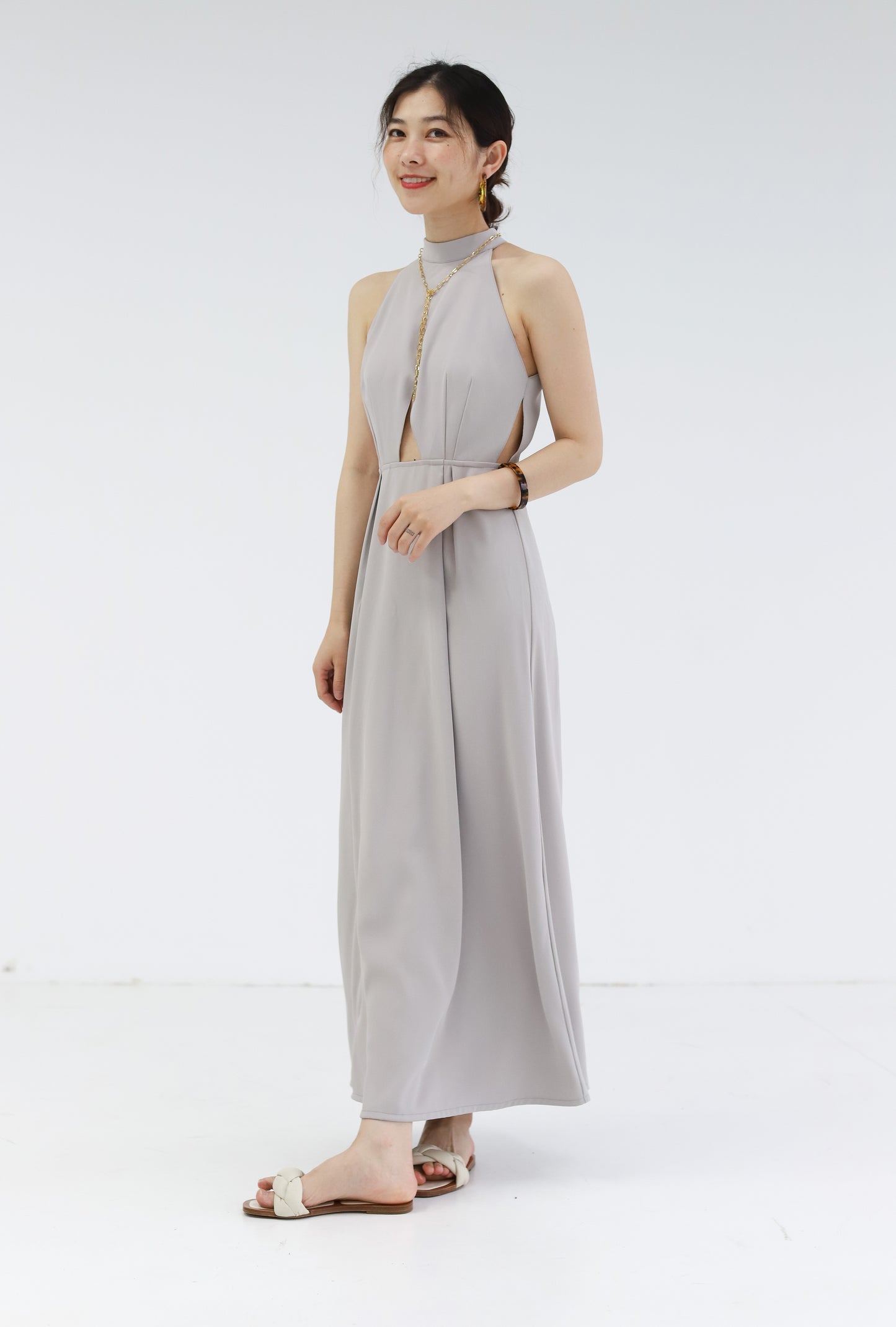 Original Halter neck Midriff Dress