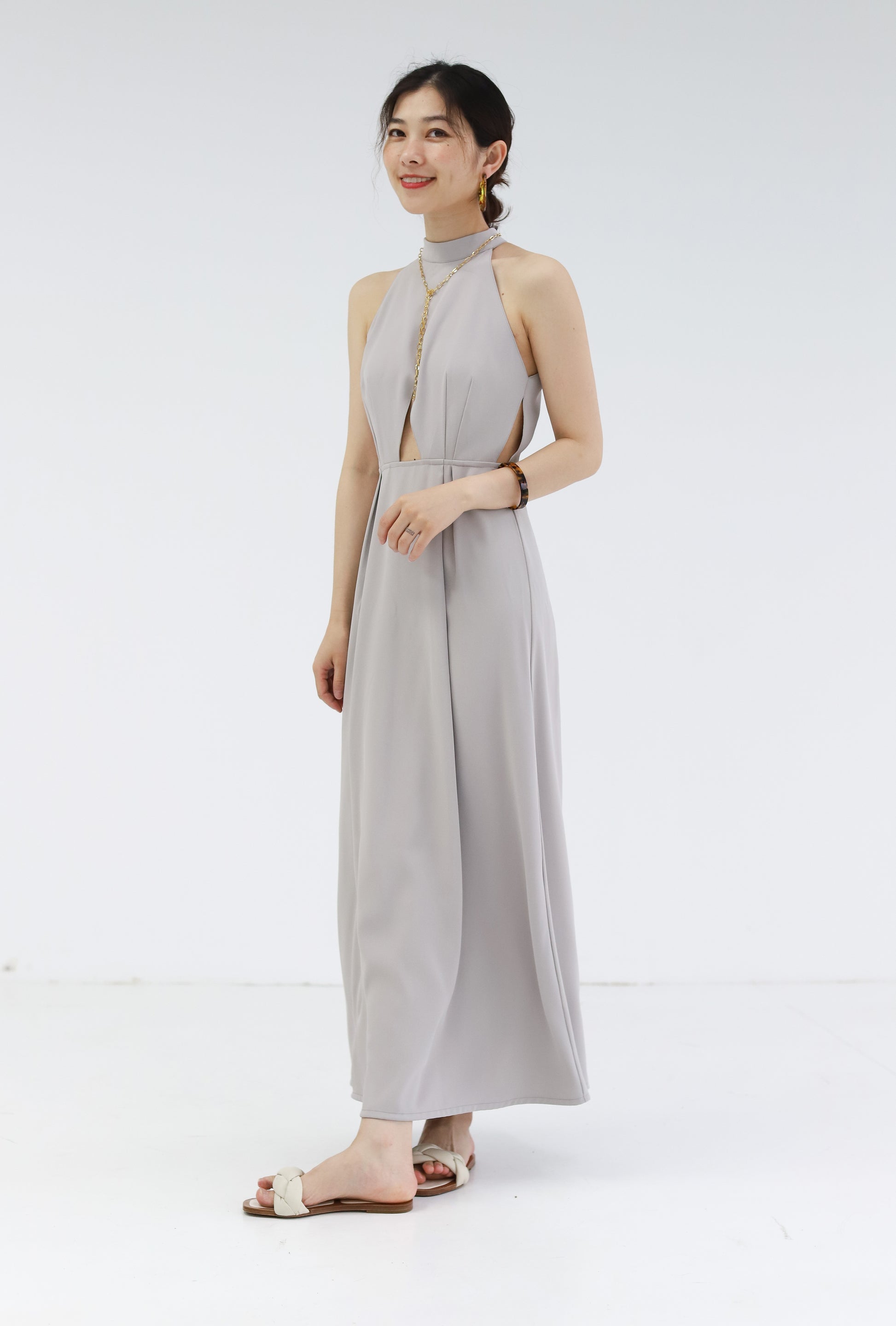 Original Halter neck Midriff Dress