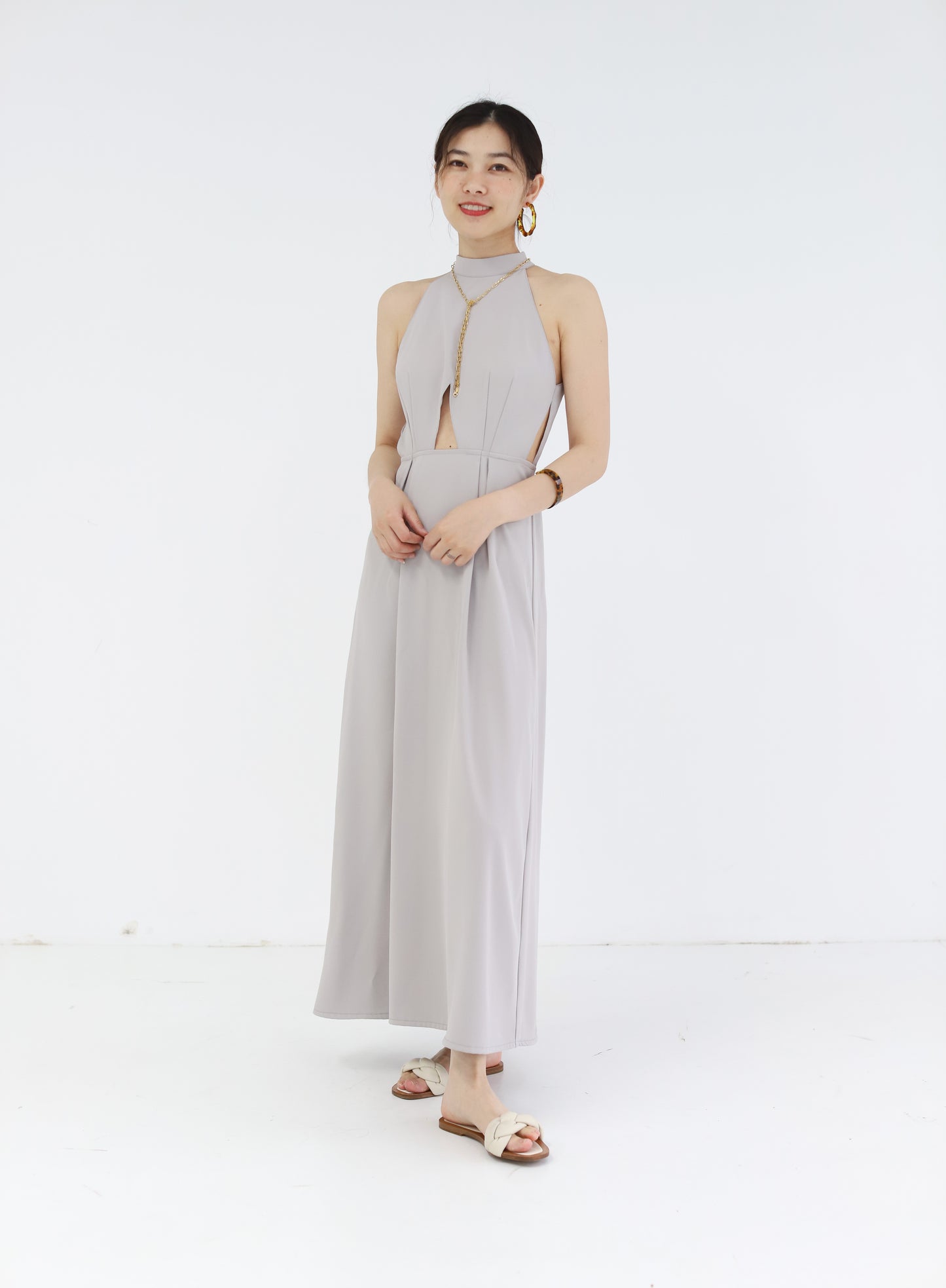 Original Halter neck Midriff Dress