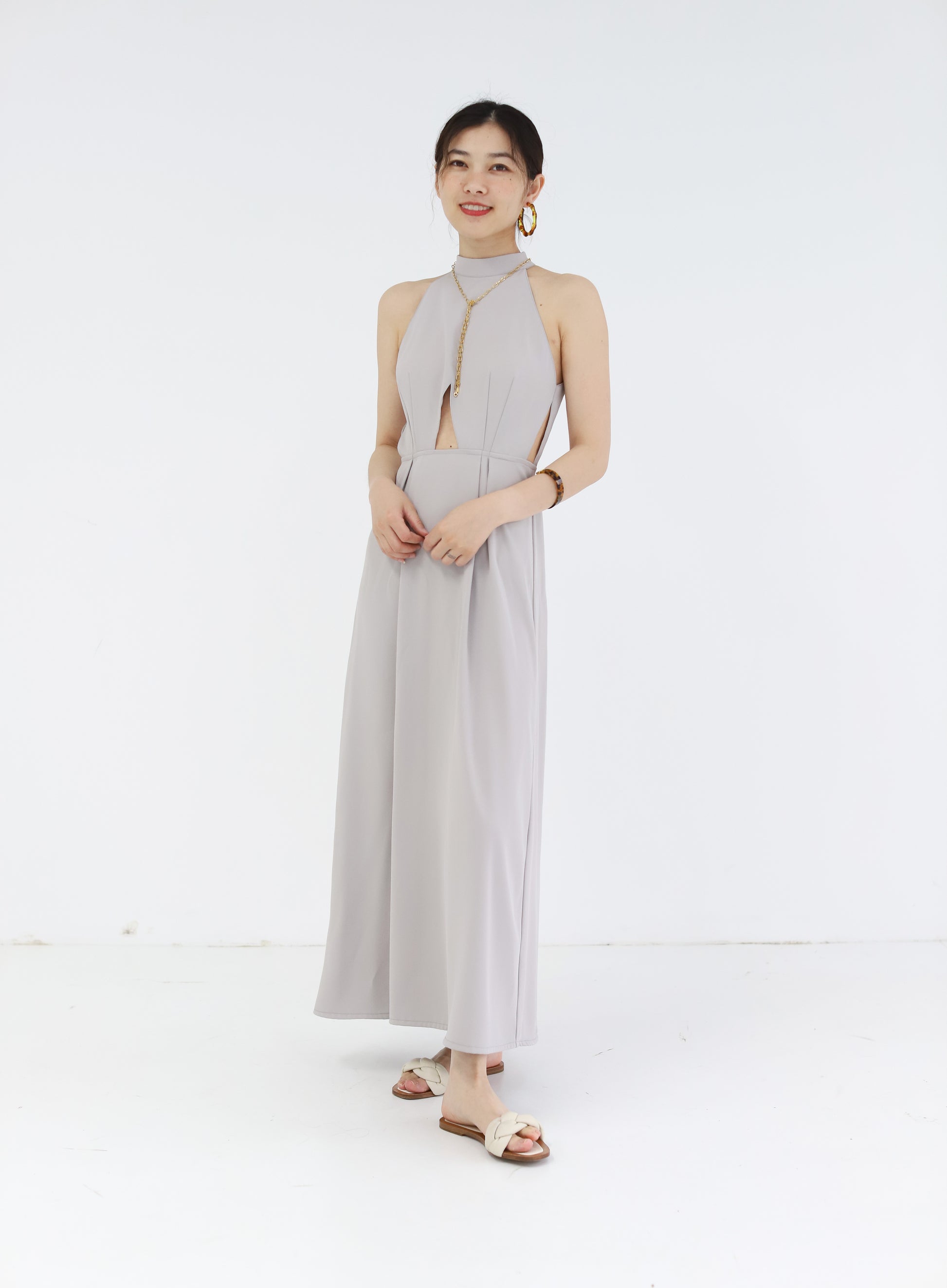 Original Halter neck Midriff Dress