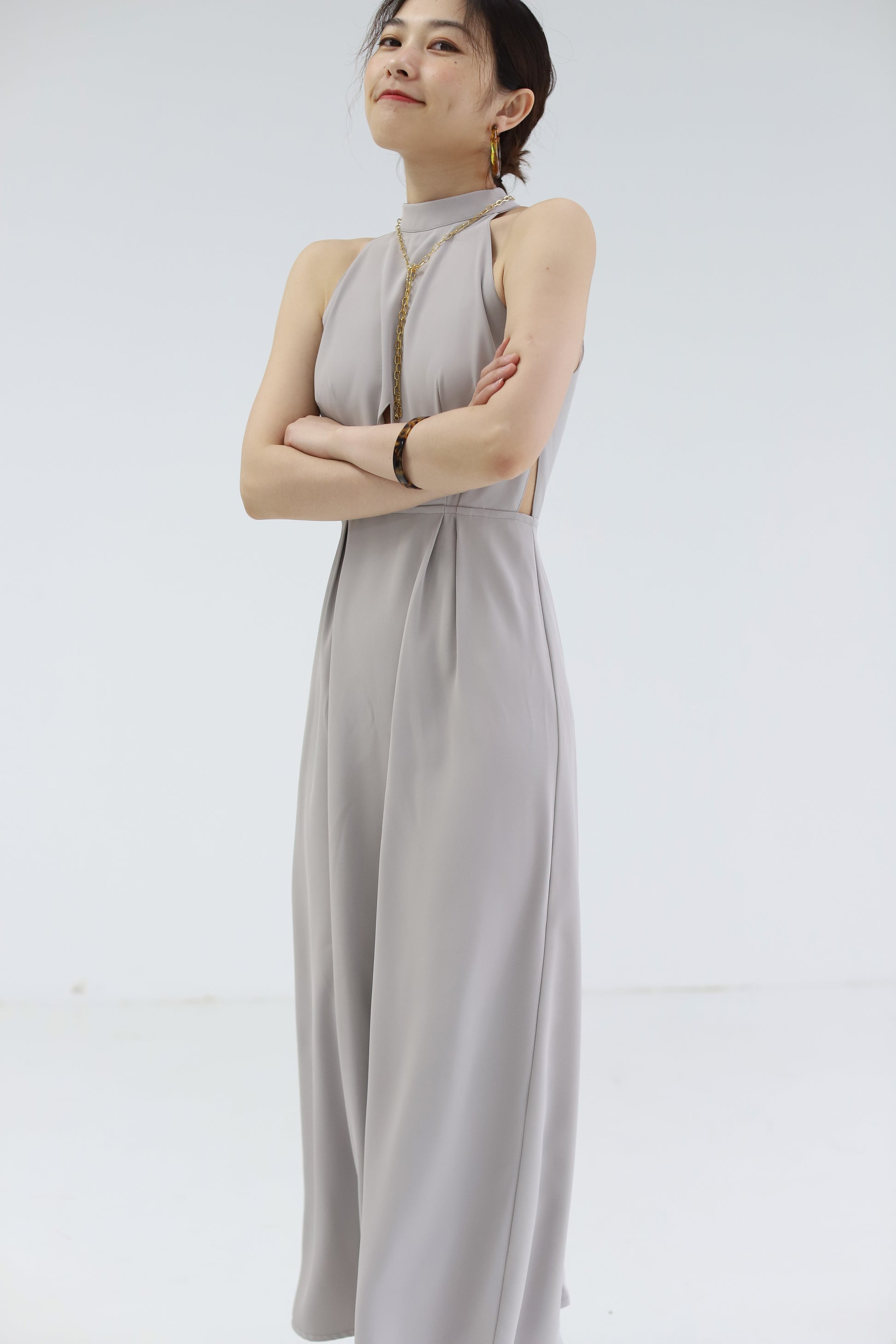Original Halter neck Midriff Dress